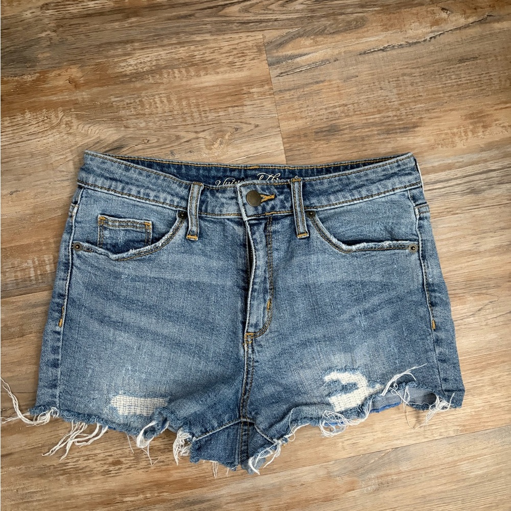 Universal Thread Blue Distressed Jean Shorts